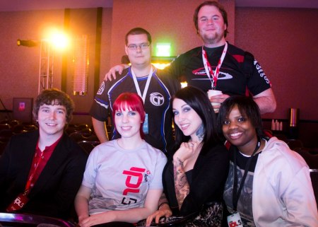 Me and some friends, casters and pro players at IPL5.